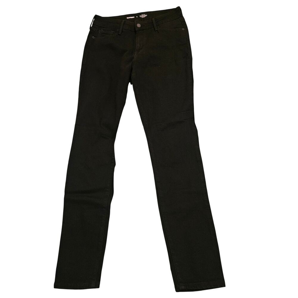 Old Navy Pop Icon Skinny Jeans Womens Size 6 Black High Rise